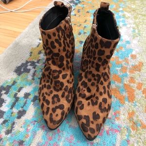 Target cheetah ankle boots